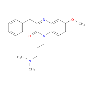 2(1H)-Quinoxalinone,1-[3-(dimethylamino)propyl]-6-methoxy-3-(phenylmethyl)-