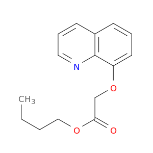 Acetic acid, (8-quinolinyloxy)-, butyl ester