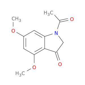 3H-Indol-3-one, 1-acetyl-1,2-dihydro-4,6-dimethoxy-