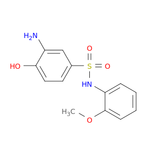 3-Amino-4-hydroxy-N-(2-methoxyphenyl)benzene-1-sulfonamide