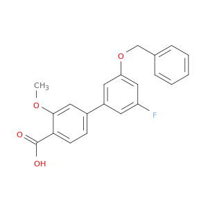 4-[3-(Benzyloxy)-5-fluorophenyl]-2-methoxybenzoic acid