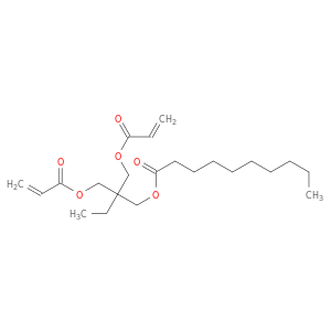 Decanoic acid, 2,2-bis[[(1-oxo-2-propenyl)oxy]methyl]butyl ester