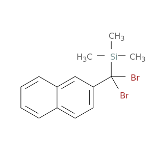 Silane, (dibromo-2-naphthalenylmethyl)trimethyl-