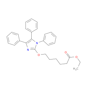 Hexanoic acid, 6-[(1,4,5-triphenyl-1H-imidazol-2-yl)oxy]-, ethyl ester