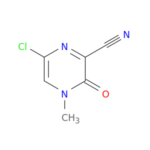 Pyrazinecarbonitrile, 6-chloro-3,4-dihydro-4-methyl-3-oxo-