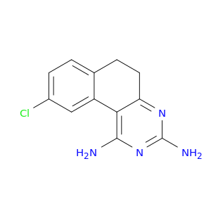 Benzo[f]quinazoline-1,3-diamine, 9-chloro-5,6-dihydro-