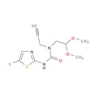 Urea, N-(2,2-dimethoxyethyl)-N'-(5-iodo-2-thiazolyl)-N-2-propynyl-