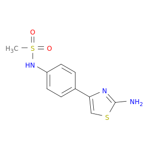 N-[4-(2-氨基-4-噻唑基)苯基]甲磺酰胺