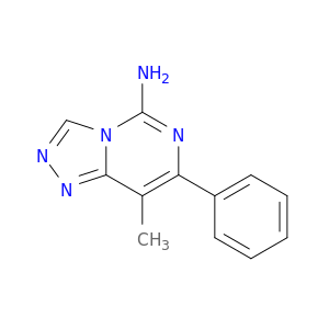 1,2,4-Triazolo[4,3-c]pyrimidin-5-amine, 8-methyl-7-phenyl-