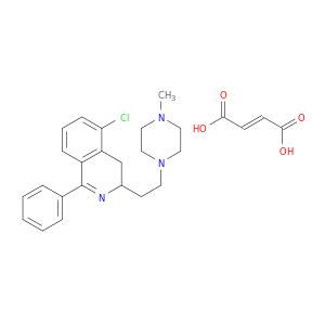 5-CHLORO-3-[2-(4-METHYLPIPERAZIN-1-YL)ETHYL]-1-PHENYL-3,4-DIHYDROISOQUINOLINE MALEATE