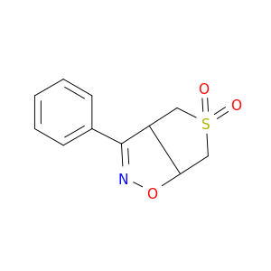 Thieno[3,4-d]isoxazole, 3a,4,6,6a-tetrahydro-3-phenyl-, 5,5-dioxide