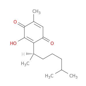 2,5-Cyclohexadiene-1,4-dione,2-[(1R)-1,5-dimethylhexyl]-3-hydroxy-5-methyl-