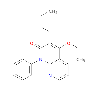 1,8-Naphthyridin-2(1H)-one, 3-butyl-4-ethoxy-1-phenyl-