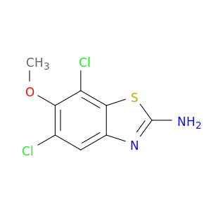 2-Benzothiazolamine, 5,7-dichloro-6-methoxy-