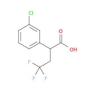 2-(3-氯苯基)-4,4,4-三氟丁酸