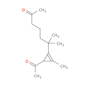 2-Heptanone, 6-(3-acetyl-2-methyl-1-cyclopropen-1-yl)-6-methyl-