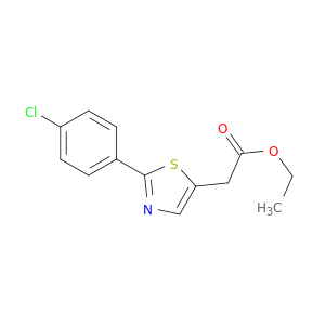 5-Thiazoleacetic acid, 2-(4-chlorophenyl)-, ethyl ester