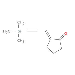 Cyclopentanone, 2-[3-(trimethylsilyl)-2-propynylidene]-, (E)-