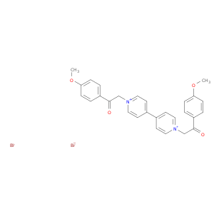 4,4'-Bipyridinium, 1,1'-bis[2-(4-methoxyphenyl)-2-oxoethyl]-, dibromide