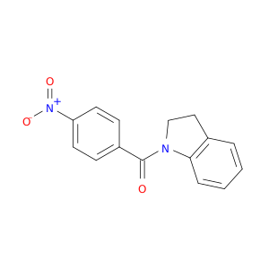 1H-Indole, 2,3-dihydro-1-(4-nitrobenzoyl)-
