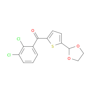 2-(2,3-DICHLOROBENZOYL)-5-(1,3-DIOXOLAN-2-YL)THIOPHENE