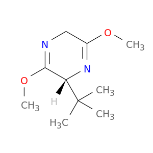 Pyrazine, 2-(1,1-dimethylethyl)-2,5-dihydro-3,6-dimethoxy-, (R)-