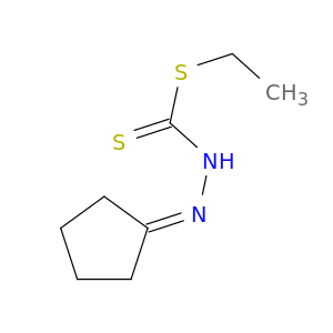 Hydrazinecarbodithioic acid, cyclopentylidene-, ethyl ester