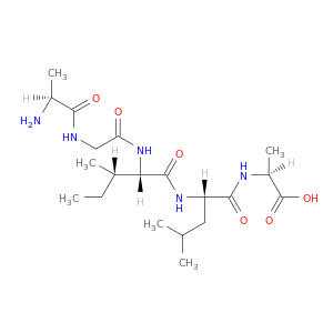 L-Alanine, L-alanylglycyl-L-isoleucyl-L-leucyl-