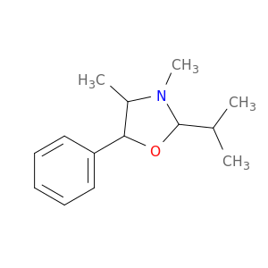 Oxazolidine, 3,4-dimethyl-2-(1-methylethyl)-5-phenyl-