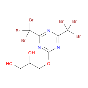 1,2-Propanediol, 3-[[4,6-bis(tribromomethyl)-1,3,5-triazin-2-yl]oxy]-