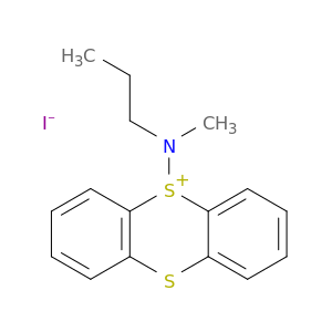 Thianthrenium, 5-(methylpropylamino)-, iodide