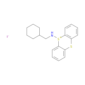 Thianthrenium, 5-(cyclohexylmethylamino)-, iodide