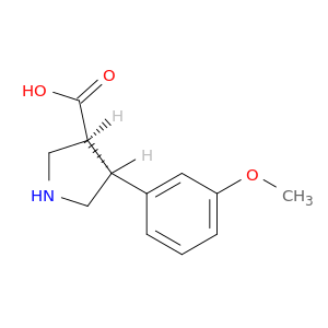 (3R,4S)-4-(3-Methoxyphenyl)pyrrolidine-3-carboxylic acid
