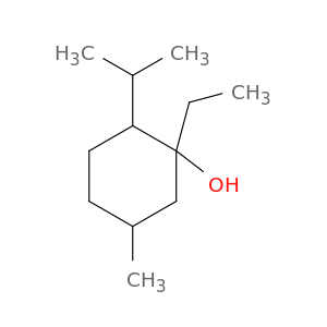 Cyclohexanol, 1-ethyl-5-methyl-2-(1-methylethyl)-