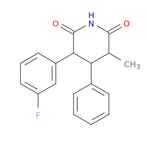 2,6-Piperidinedione, 3-(3-fluorophenyl)-5-methyl-4-phenyl-