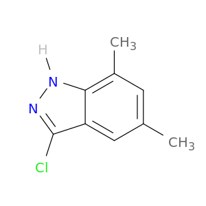 3-Chloro-5,7-dimethylindazole