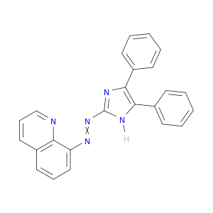 Quinoline,8-[2-(4,5-diphenyl-1H-imidazol-2-yl)diazenyl]-