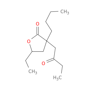 2(3H)-Furanone, 3-butyl-5-ethyldihydro-3-(2-oxobutyl)-