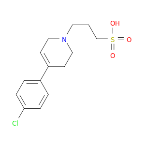 1(2H)-Pyridinepropanesulfonic acid, 4-(4-chlorophenyl)-3,6-dihydro-