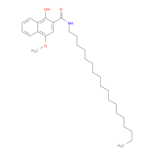 2-Naphthalenecarboxamide, 1-hydroxy-4-methoxy-N-octadecyl-