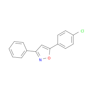 Isoxazole,5-(4-chlorophenyl)-3-phenyl-
