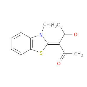 2,4-Pentanedione, 3-(3-methyl-2(3H)-benzothiazolylidene)-