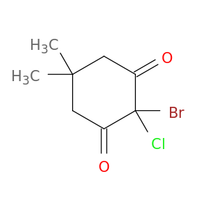 1,3-Cyclohexanedione, 2-bromo-2-chloro-5,5-dimethyl-