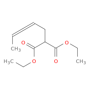 Propanedioic acid, 2,3-pentadienyl-, diethyl ester