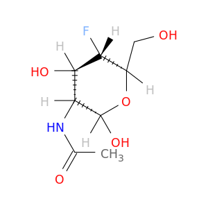 N-((2S,3R,4R,5S,6R)-5-氟-2,4-二羟基-6-(羟甲基)四氢-2H-吡喃-3-基)乙酰胺