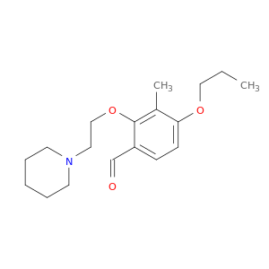 Benzaldehyde, 3-methyl-2-[2-(1-piperidinyl)ethoxy]-4-propoxy-