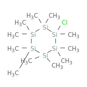 Cyclohexasilane, chloroundecamethyl-