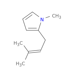 1H-Pyrrole, 1-methyl-2-(3-methyl-2-butenyl)-