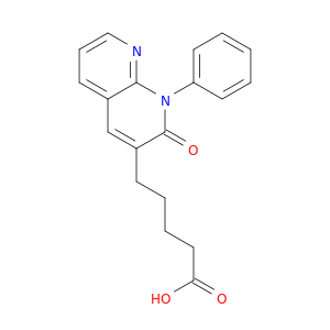 1,8-Naphthyridine-3-pentanoic acid, 1,2-dihydro-2-oxo-1-phenyl-