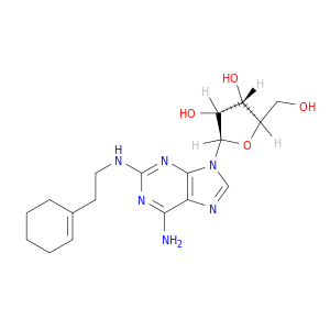 Adenosine,2-[[2-(1-cyclohexen-1-yl)ethyl]amino]- (9CI)